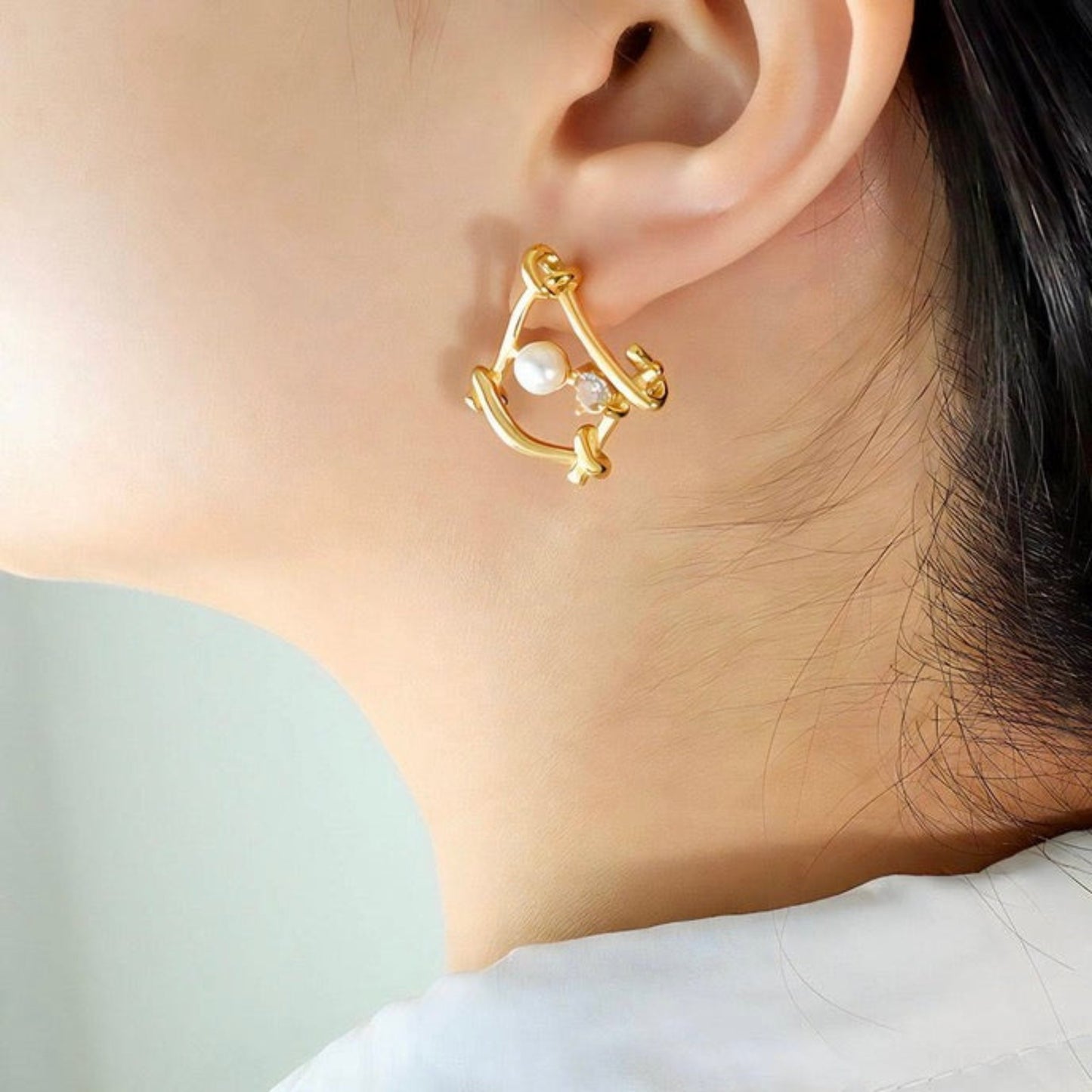 Golden Orbit Earrings