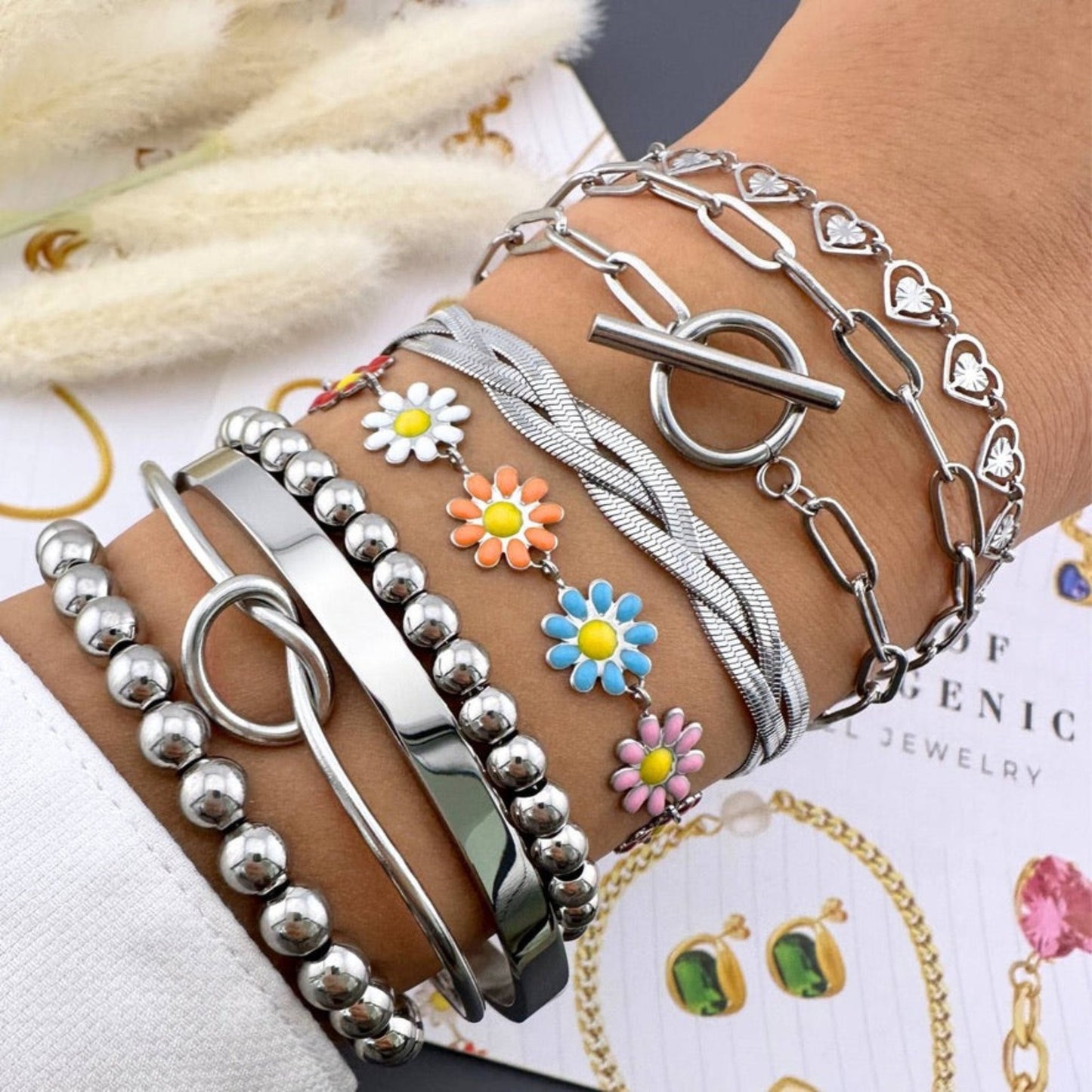 Silver Braid Bracelet