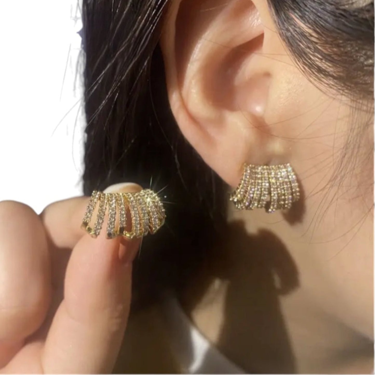 Glitz Earrings | Silver