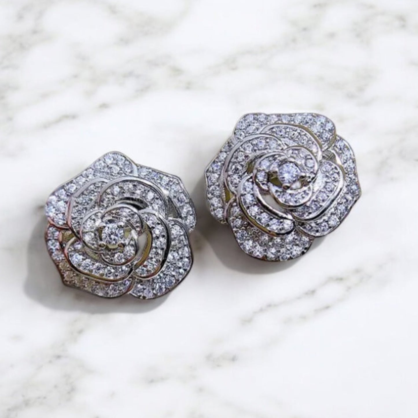 Rosette Earrings