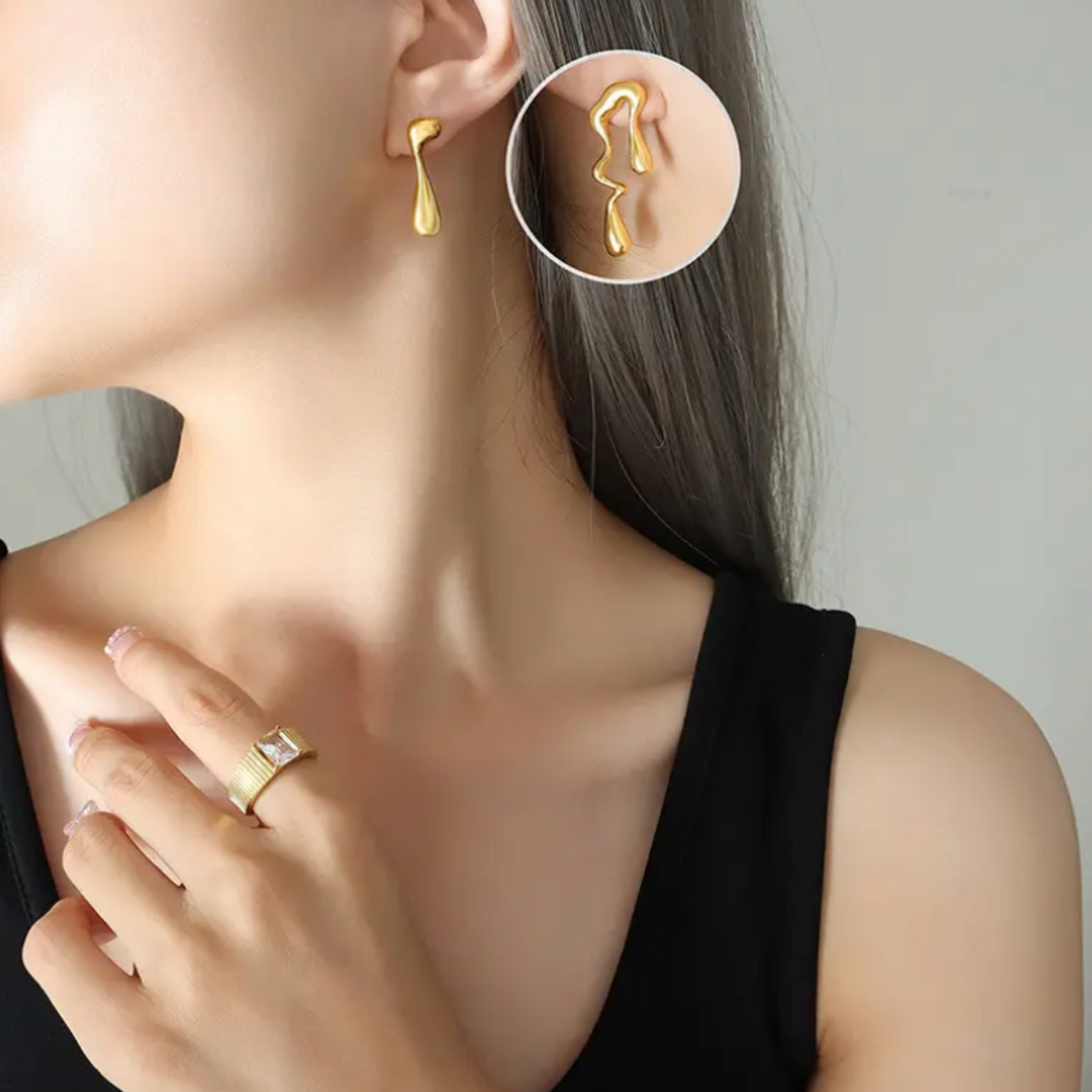 Lava Earrings | Silver