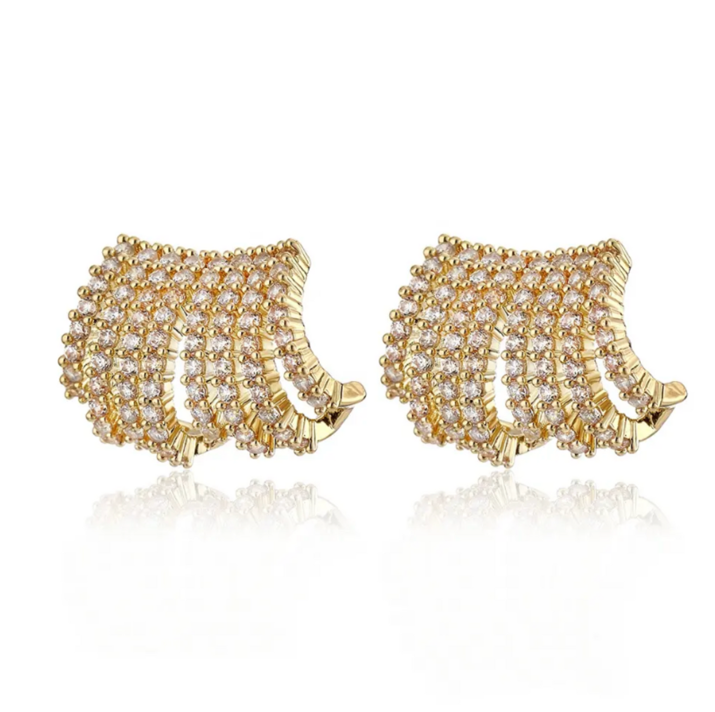 Glitz Earrings | Silver