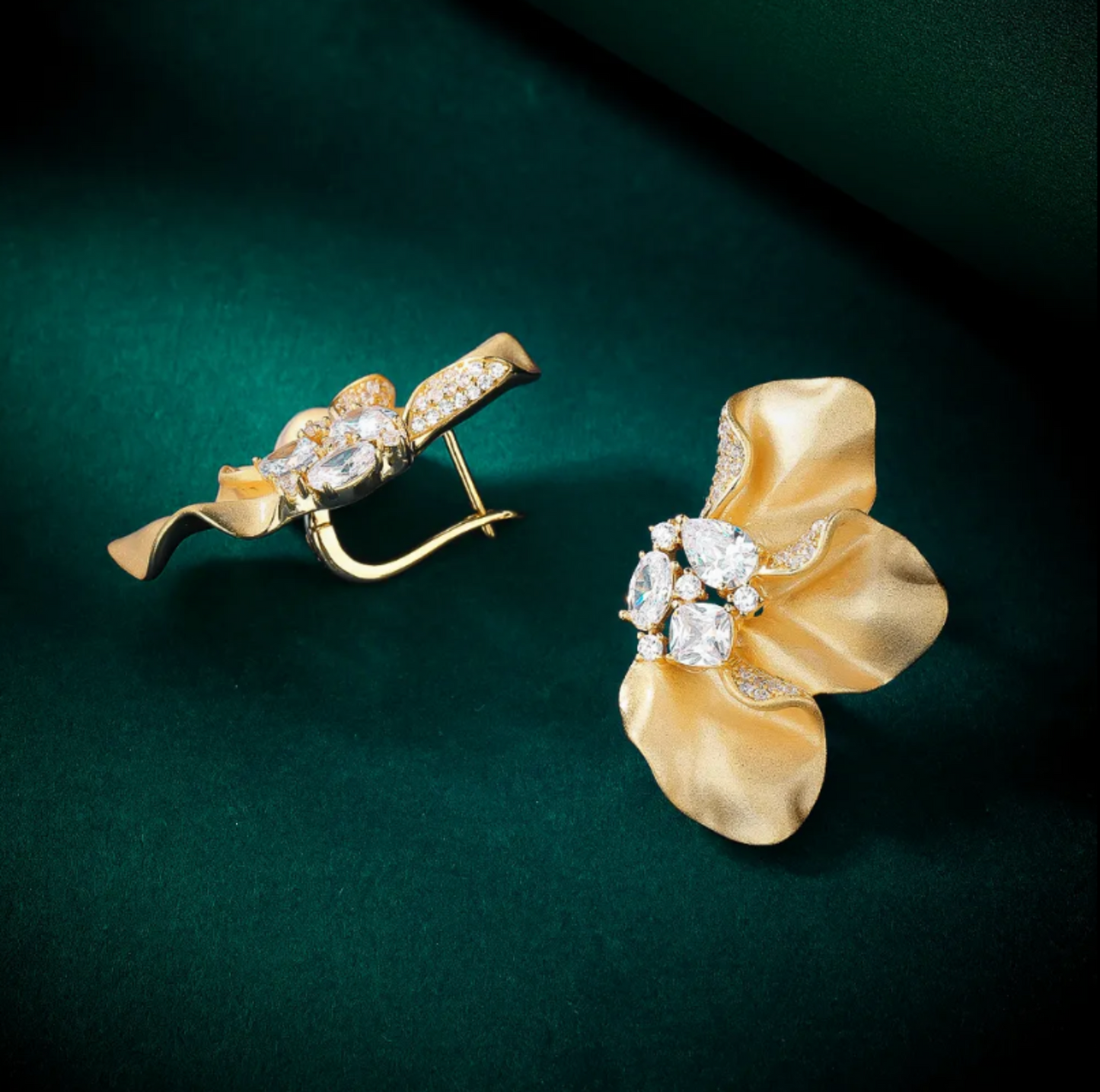 Golden Blossom Earrings