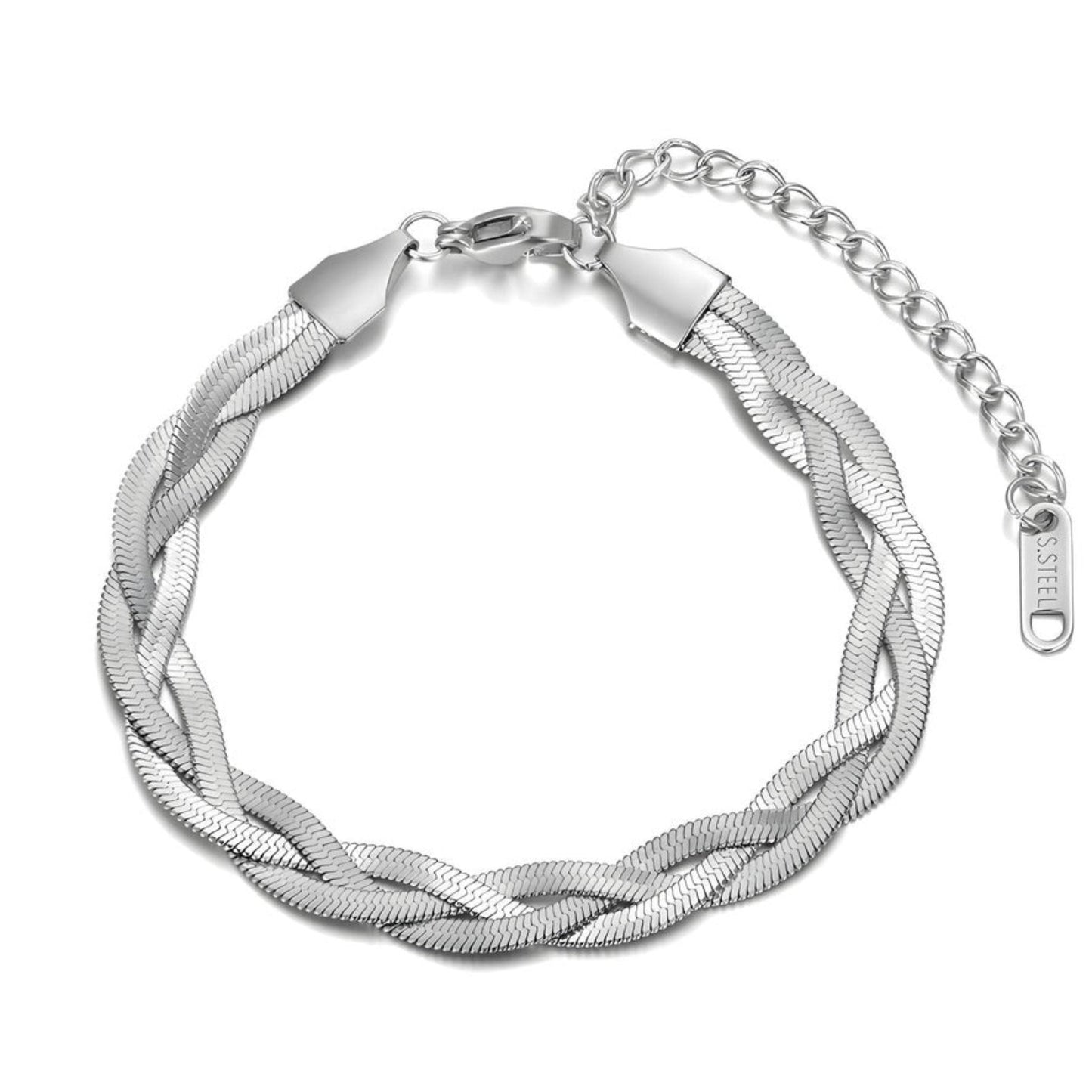 Silver Braid Bracelet