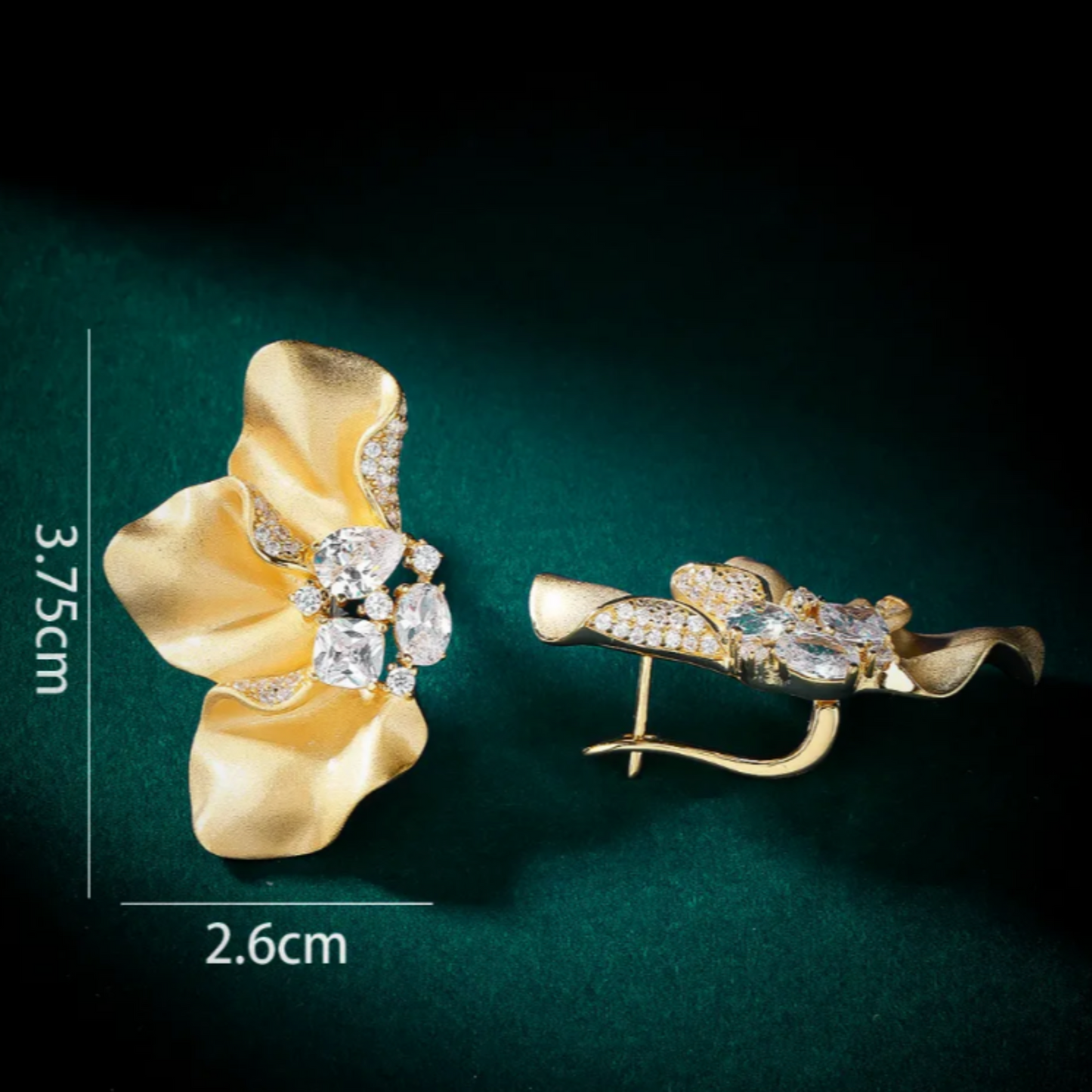 Golden Blossom Earrings