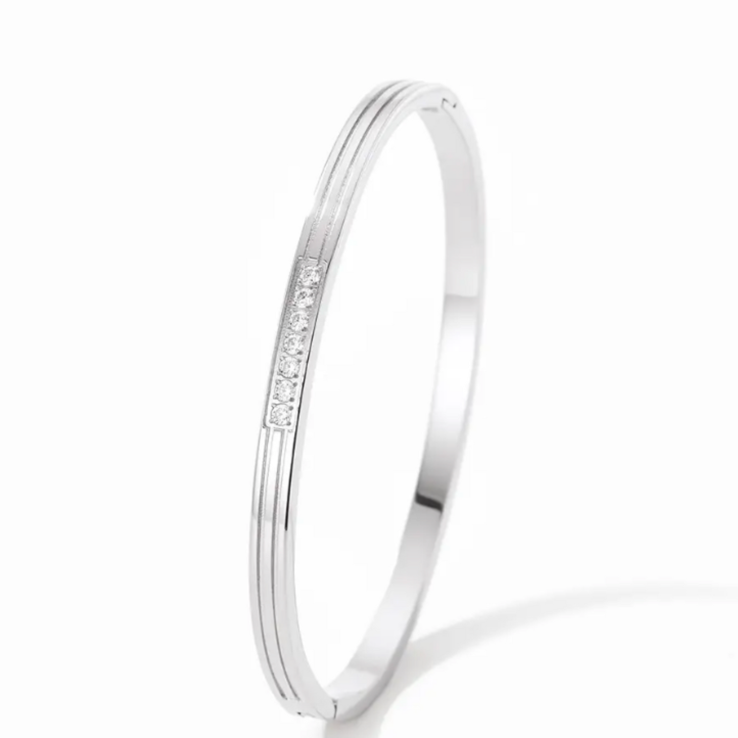 Elena Slim Bangle | Gold