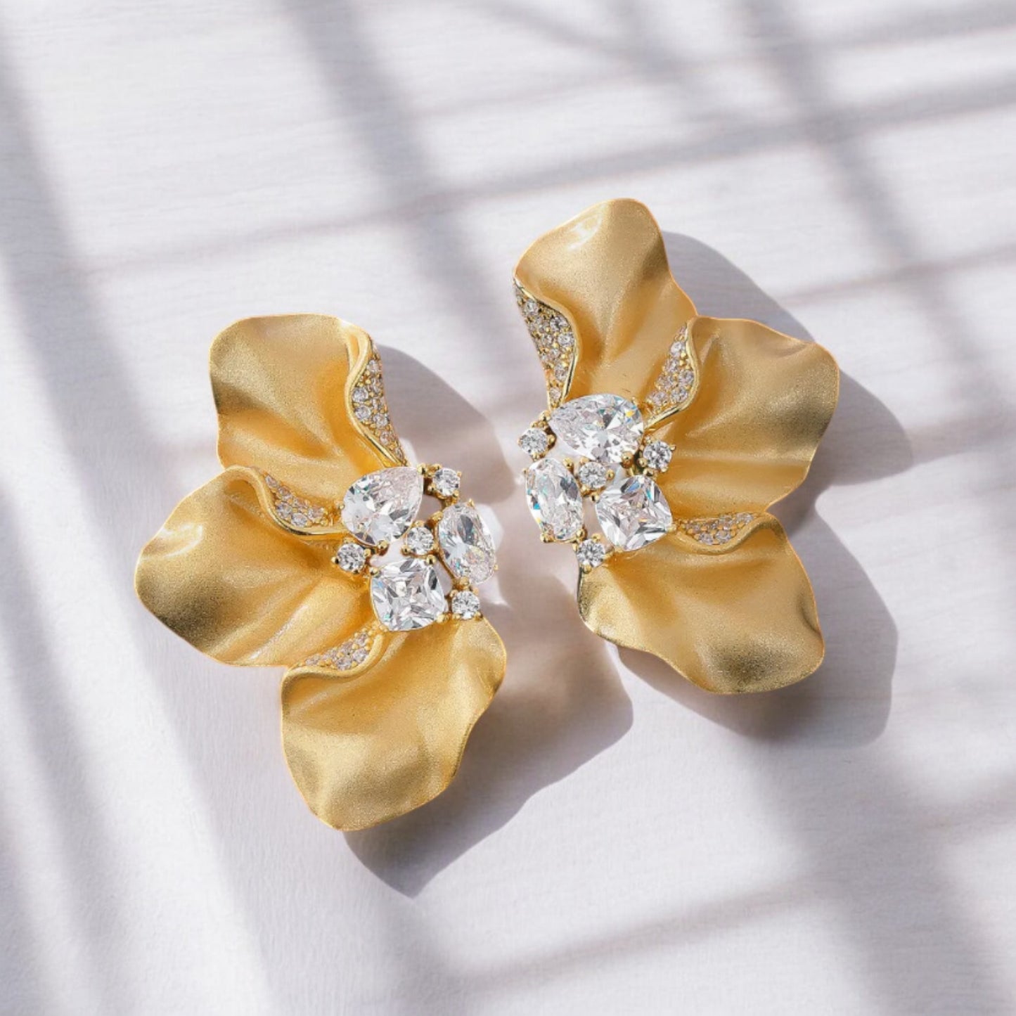 Golden Blossom Earrings