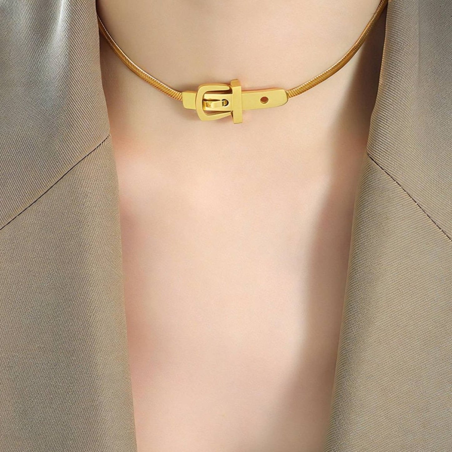 Luxe Buckle Necklace