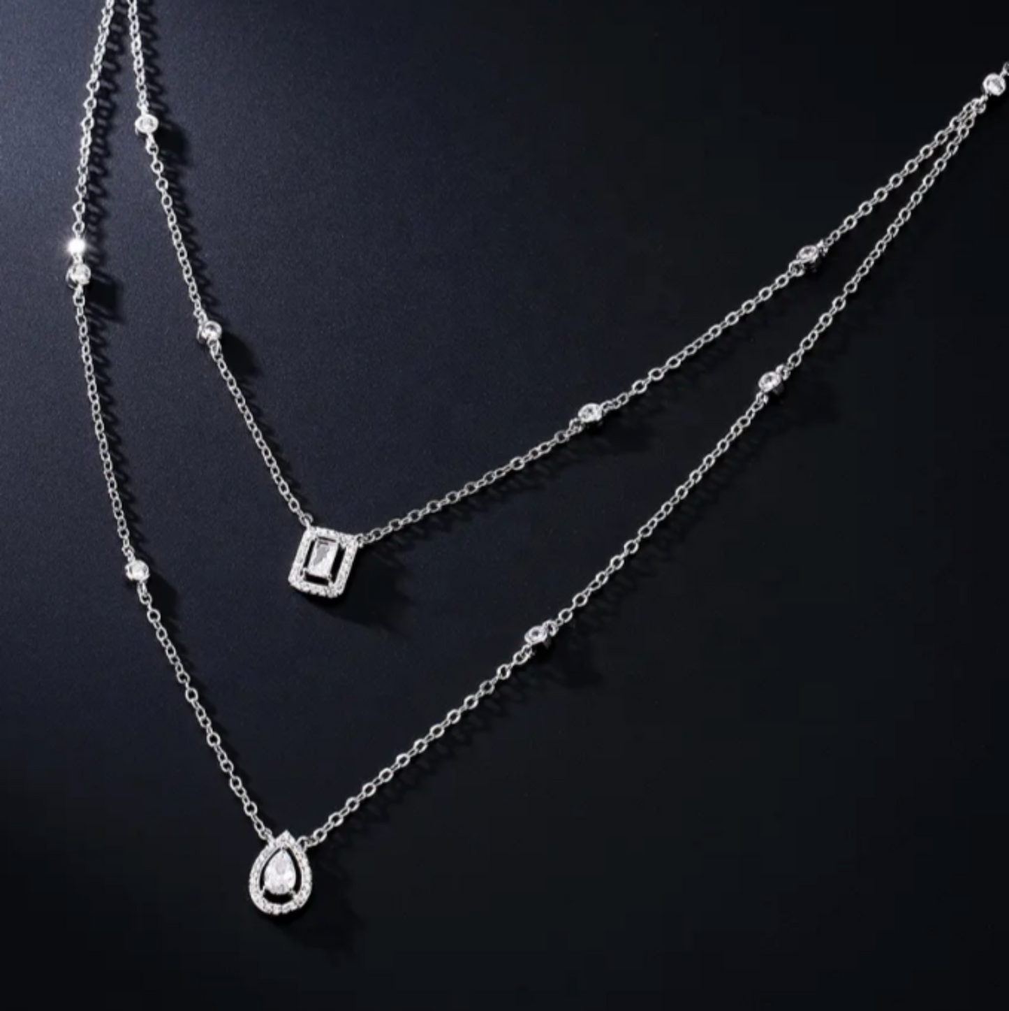 Sparkle Duo Necklace