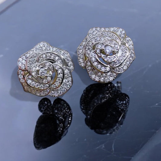 Rosette Earrings