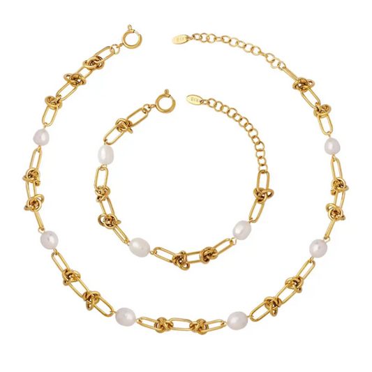 Pearl Bound Set | Gold