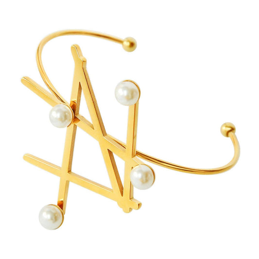 Golden Orbit Bangle