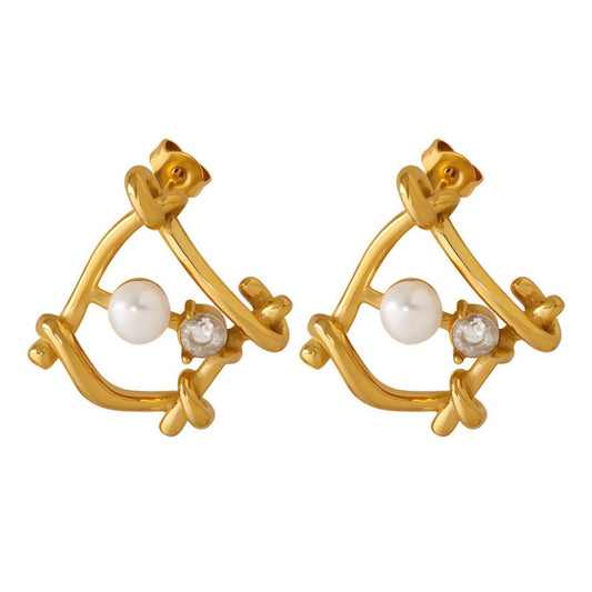 Golden Orbit Earrings
