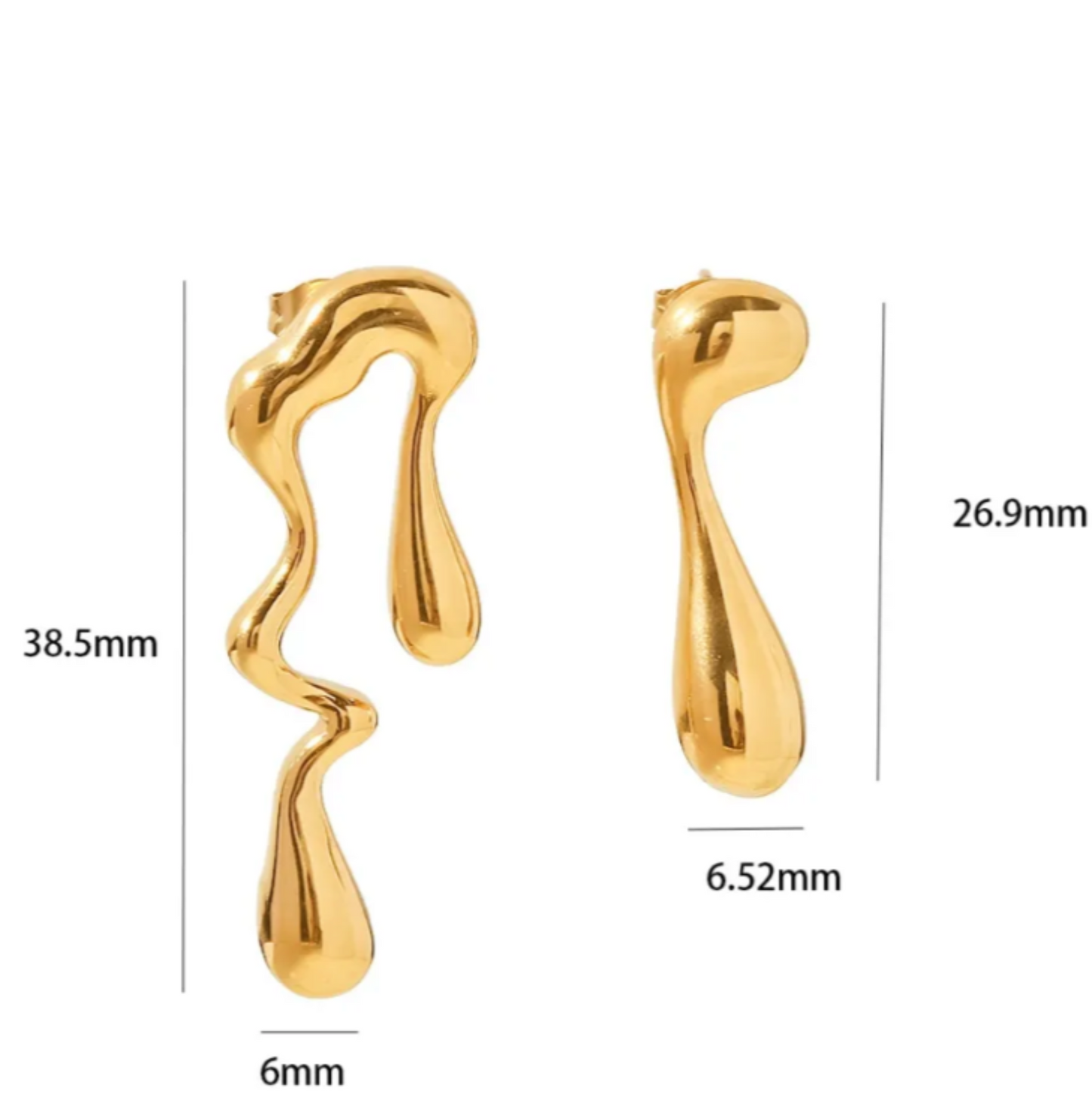 Lava Earrings | Silver