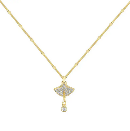 Ginkgo Pendant | Silver